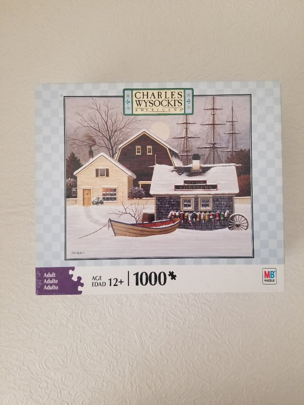 Charles Wysocki LOBSTER HOUSE 1000 Piece Puzzle NEW Sealed Americana 2008